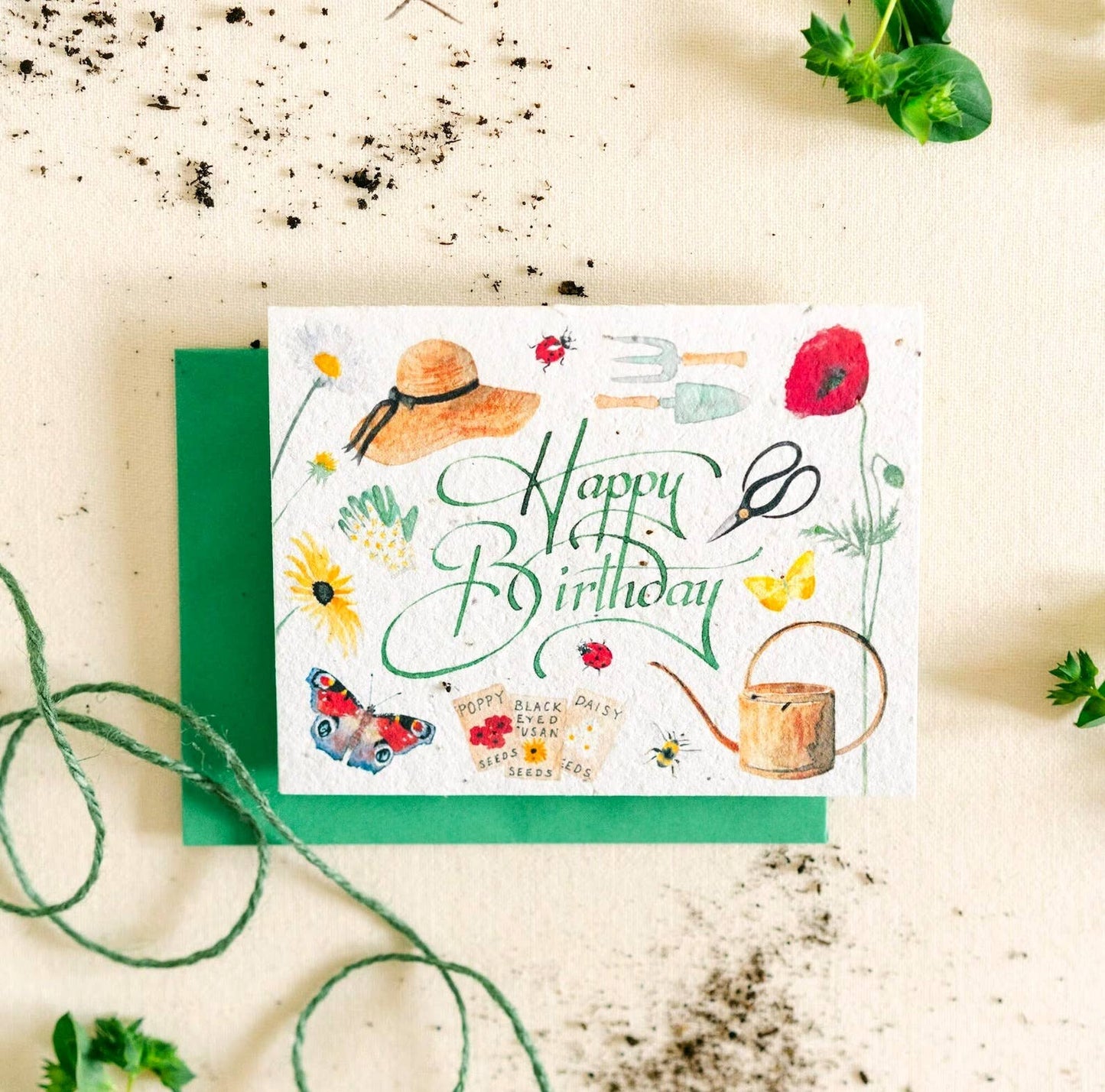 Happy Birthday Wildflower Plantable Seed Card