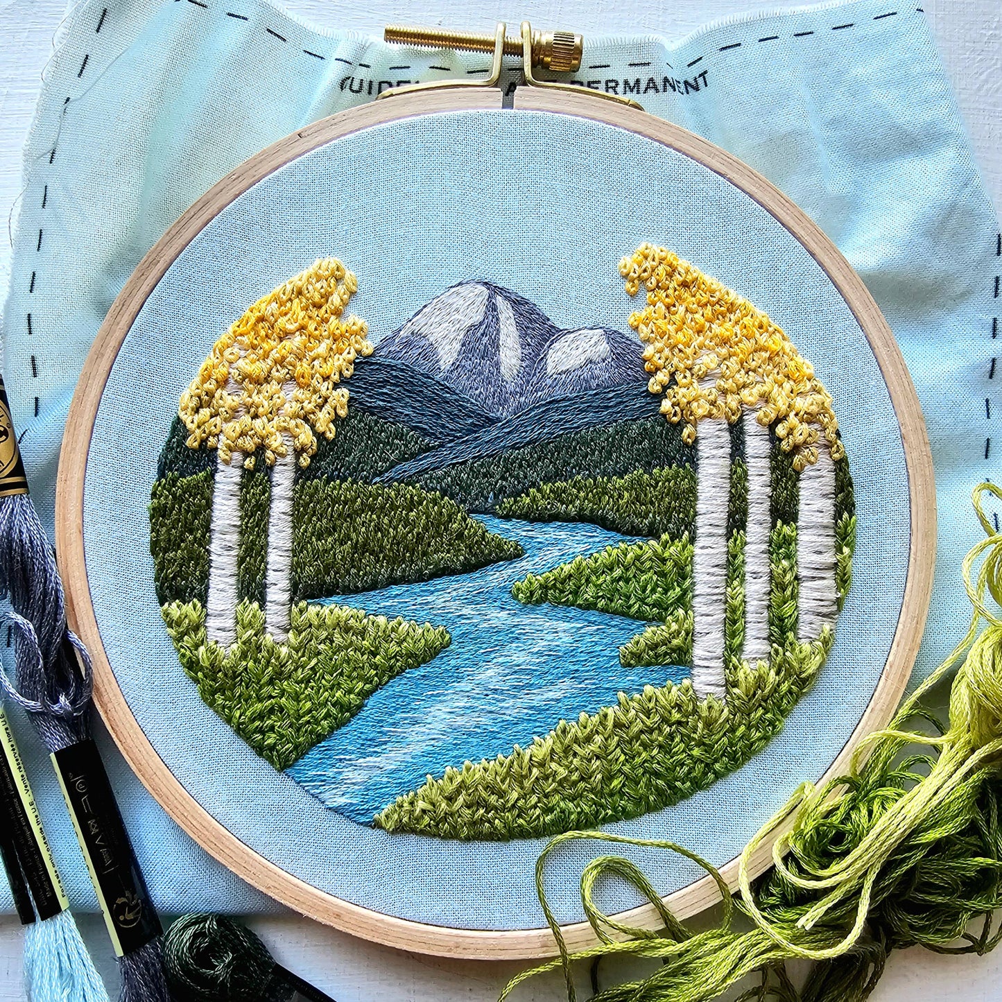 Aspen Vista Landscape Embroidery Kit