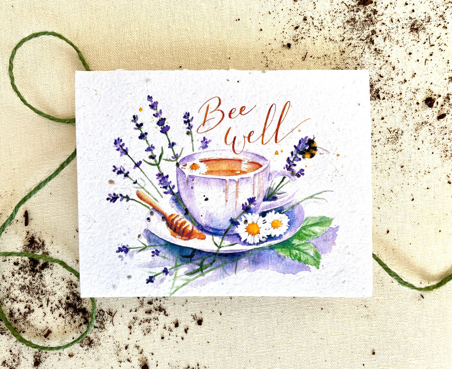 Bee Well Herb Mix Plantable Seed Card