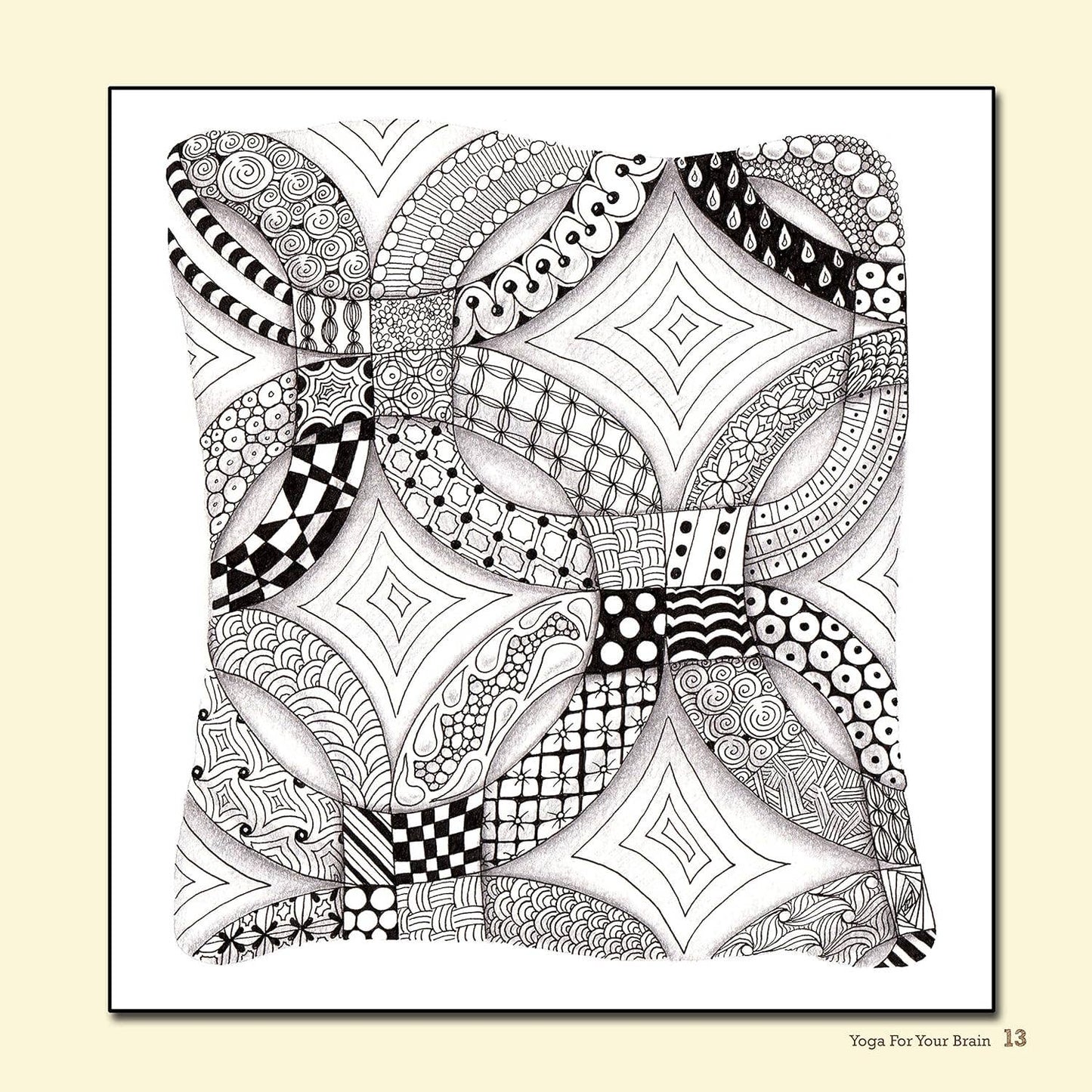 Yoga for Your Brain -A Zentangle Workout-60+ Tangle Patterns