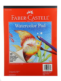 A children's watercolor pad