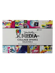 Dina Wakley Mixed Media Collage Sparks