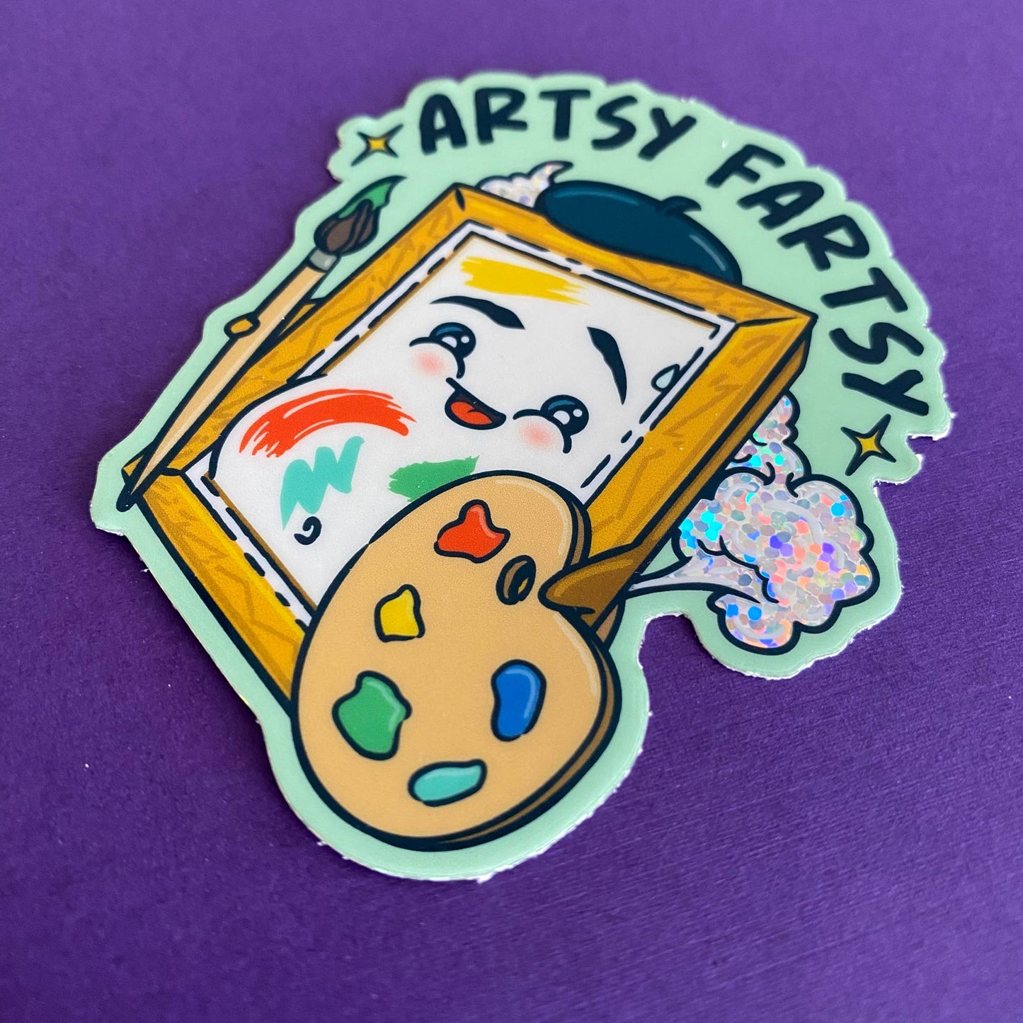 Artsy Fartsy Sticker | Artist Accessory | Art Decal