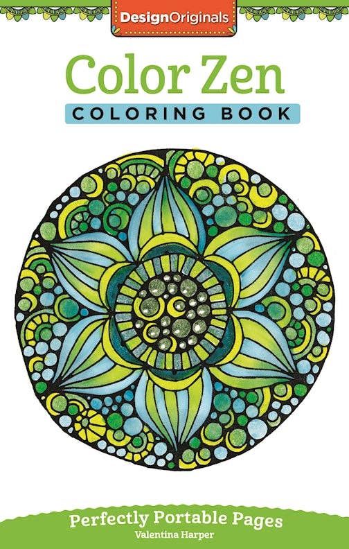 Color Zen Coloring Book - Take Along Size Adult Coloring