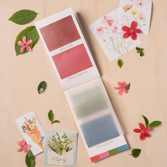 Spring Colorsheets - 16 Watercolors | Vegan | Non-toxic