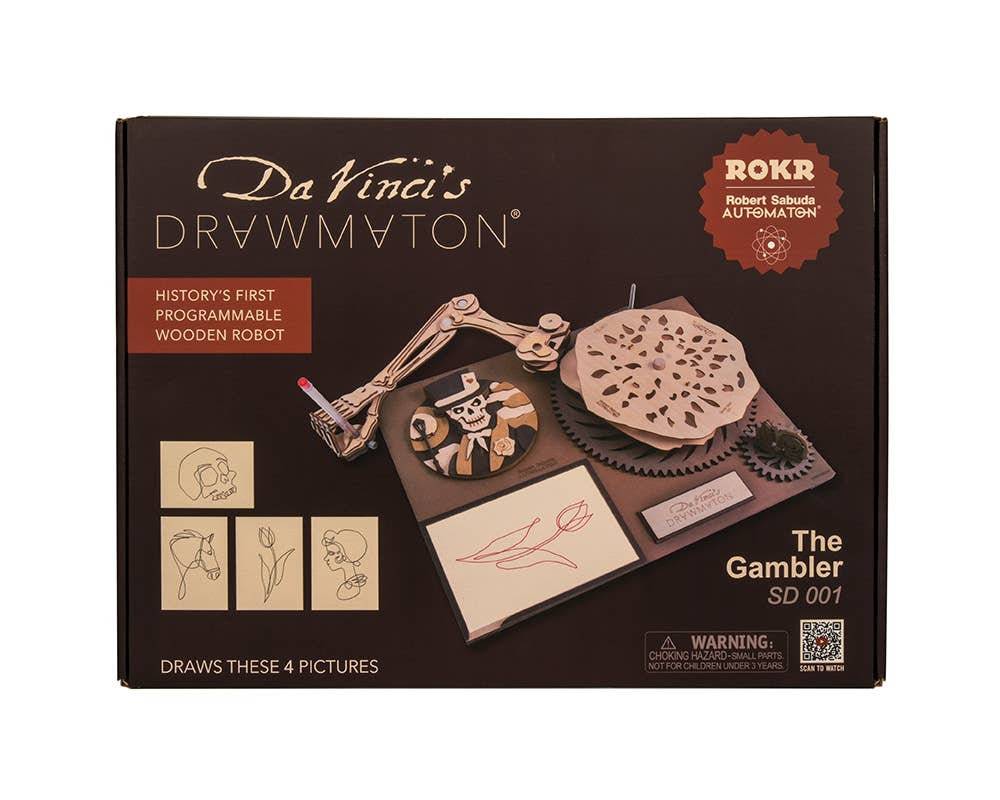 SD001 ROKR 3D Wooden Puzzles Drawing Machine Models
