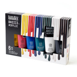 Liquitex BASICS® Acrylic 6 Color 4oz Tube Set