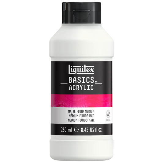 Liquitex Basics Matte Fluid Medium 250ml Bottle