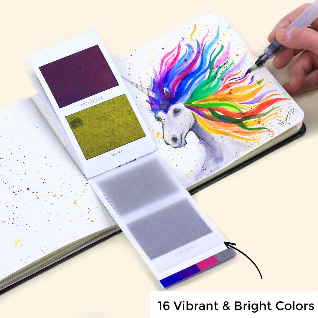 Original Colorsheets - 16 Watercolors | Handmade | Vegan