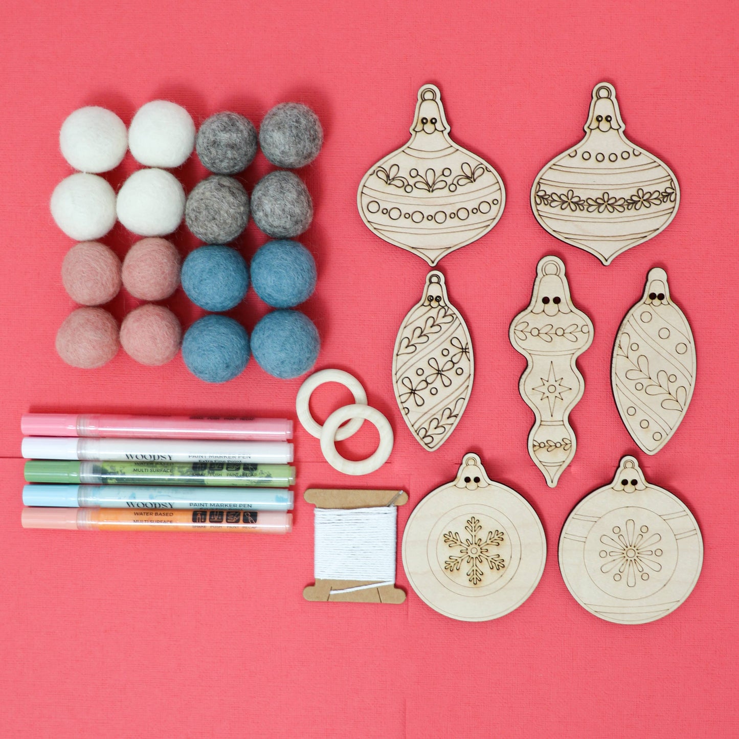 DIY Craft Kit -  The Vintage Ornament Kit