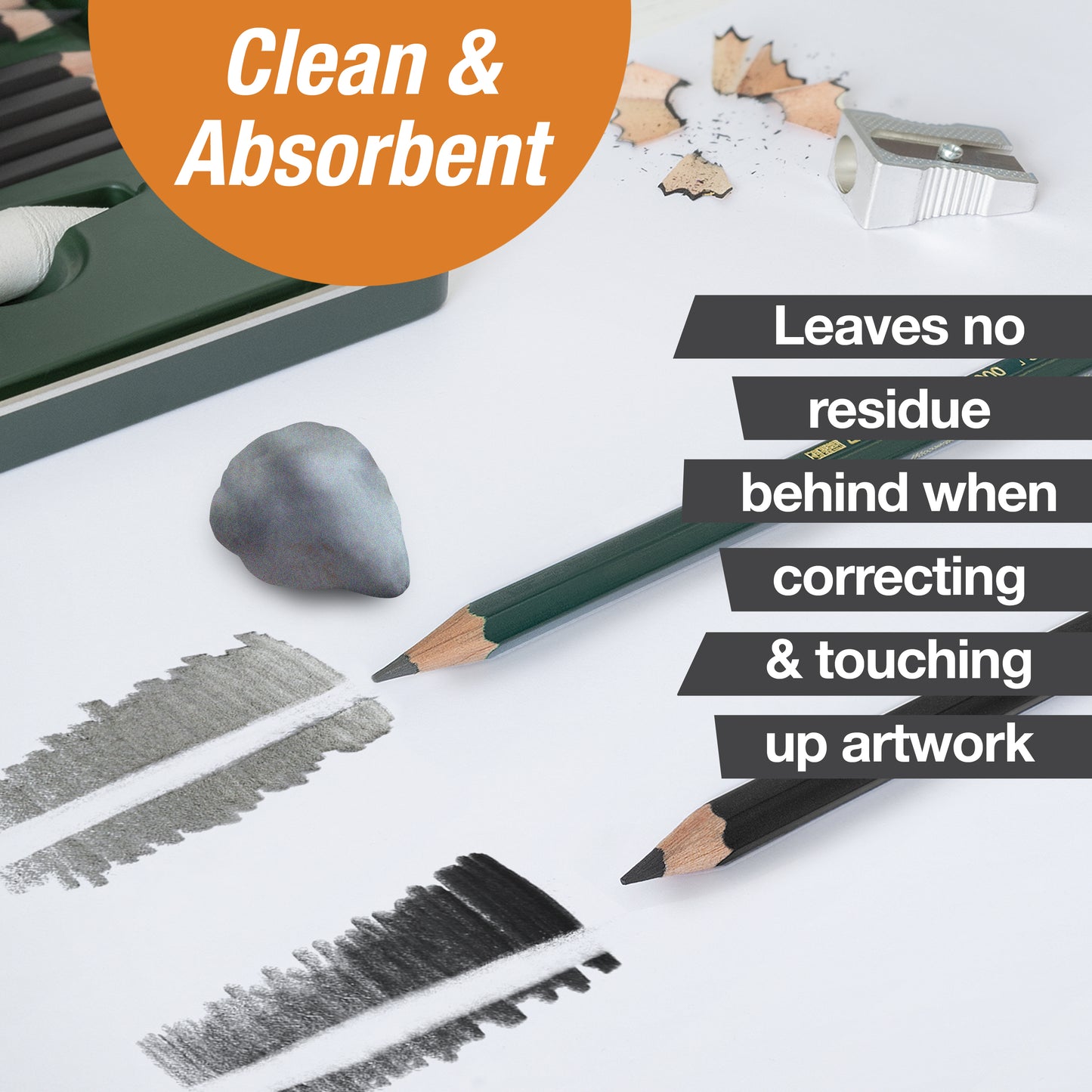 Kneadable Eraser Colors