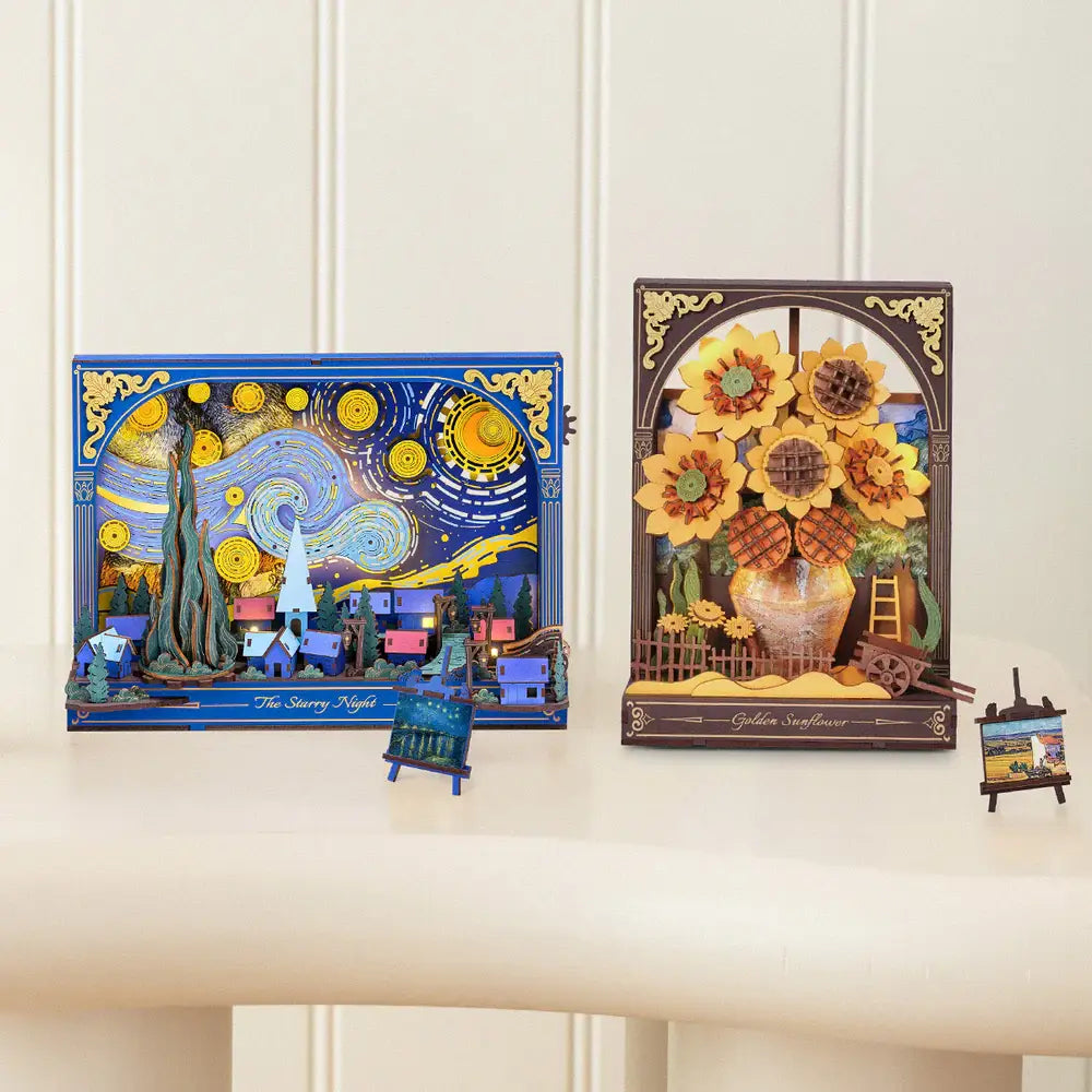 TH003 Rowood The Starry Night Wall Art 3D Wooden Puzzle