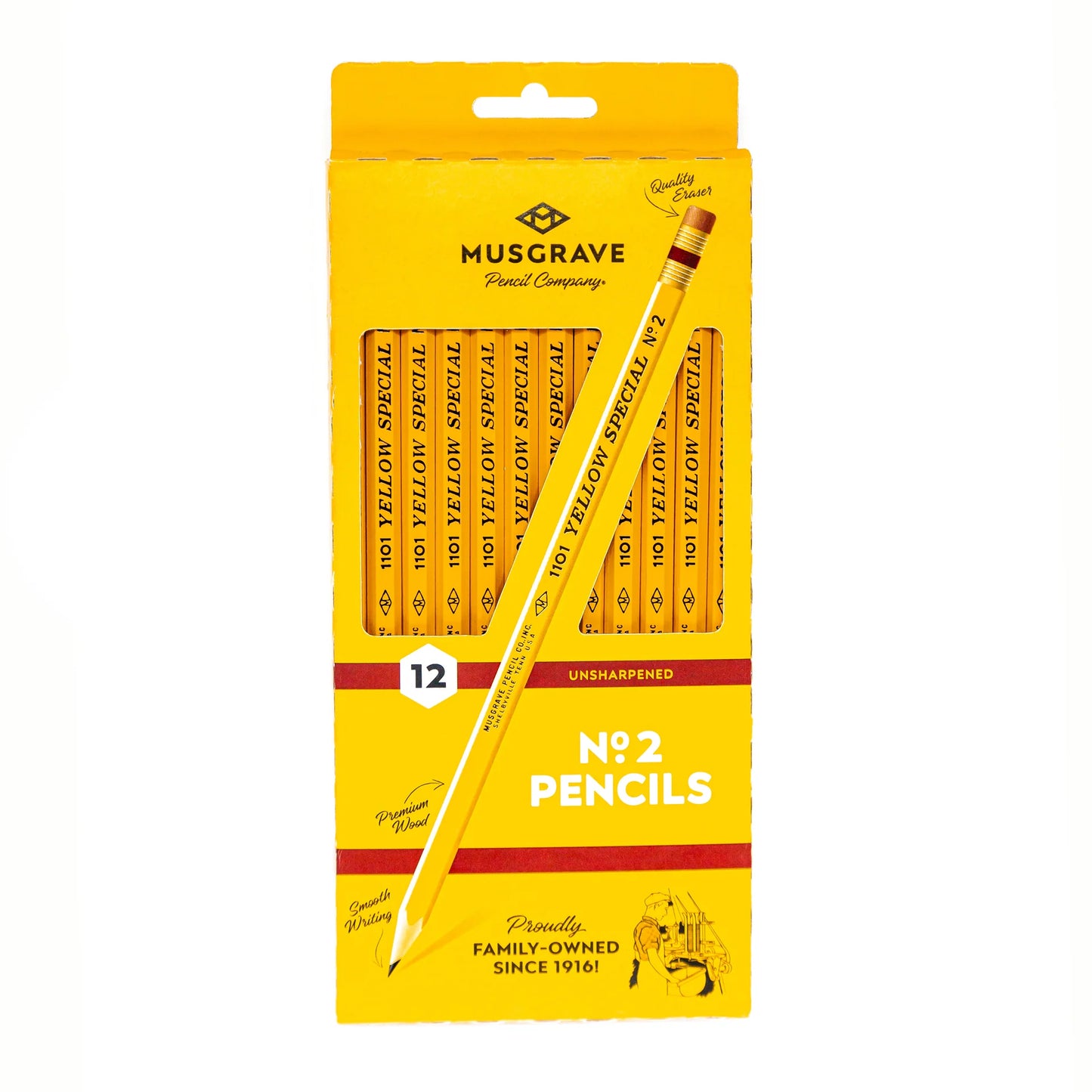Musgrave 1101 Yellow Special™ Pencil - 12 Pack