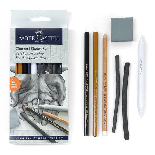 7ct Charcoal Sketch Set