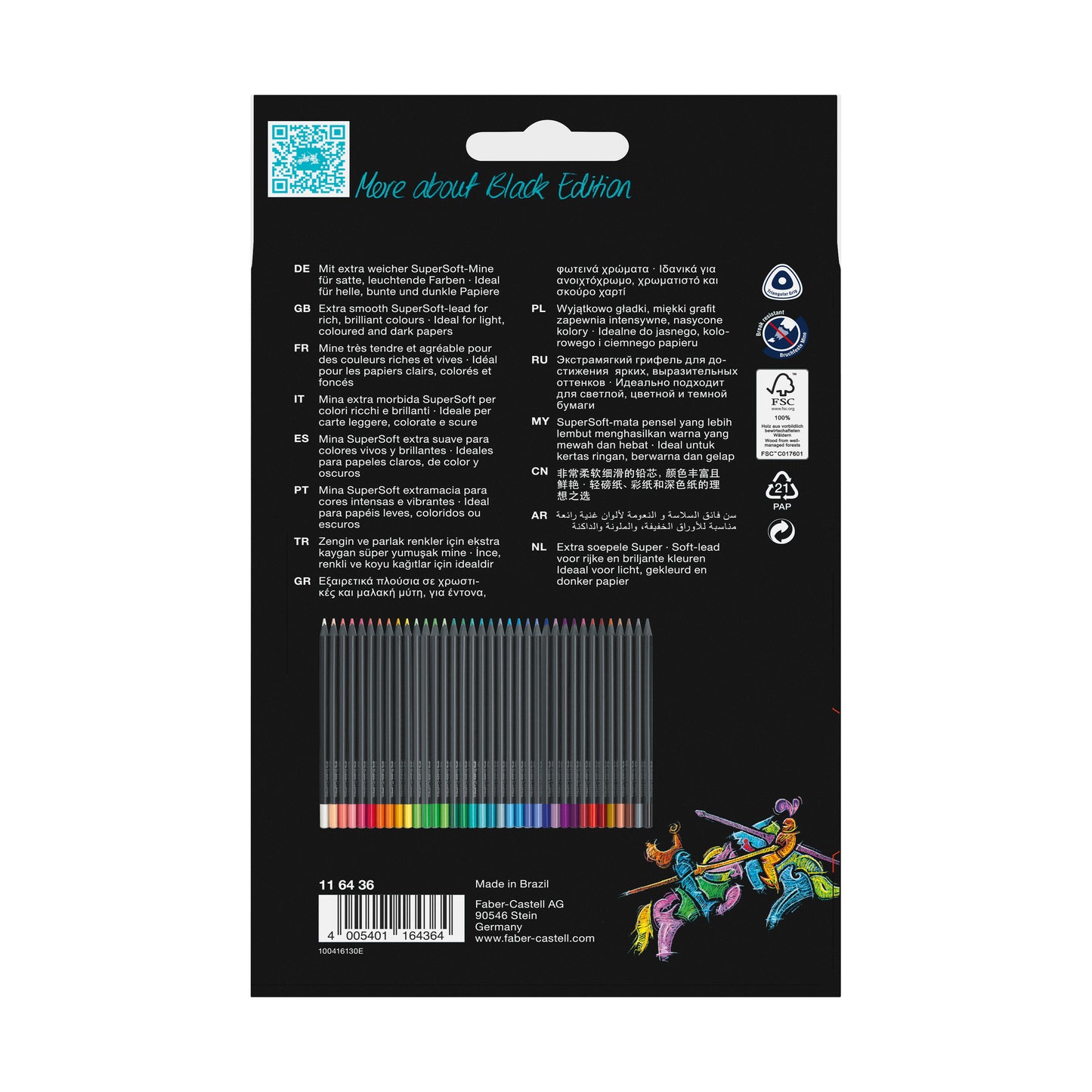 Black Edition Colored Pencils