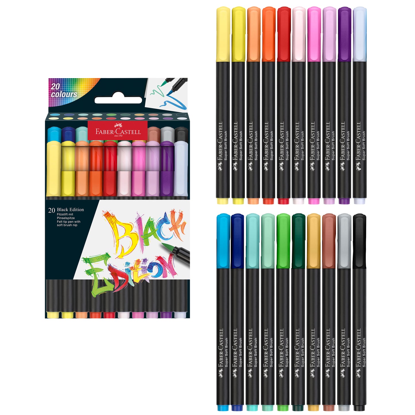 Black Edition Brush Pens