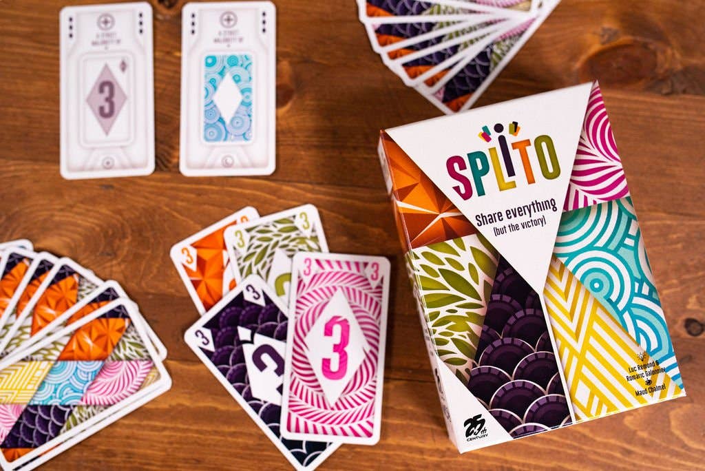Splito Fast-Paced Card Game for 3-8 Players, Ages 8+