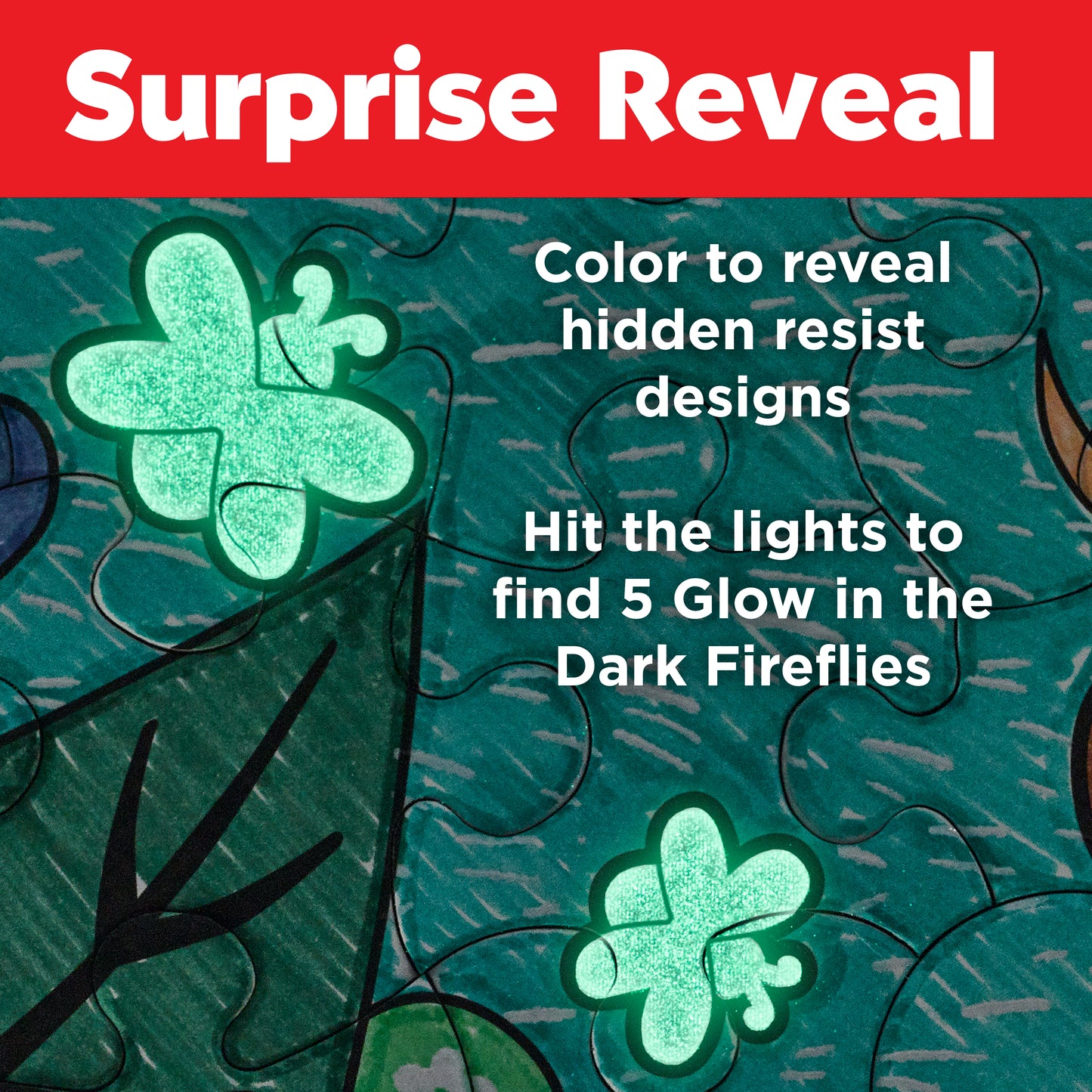Color by Number Puzzle - Camping