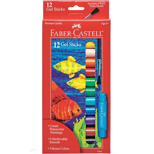 12 Ct Gel Sticks with Brush