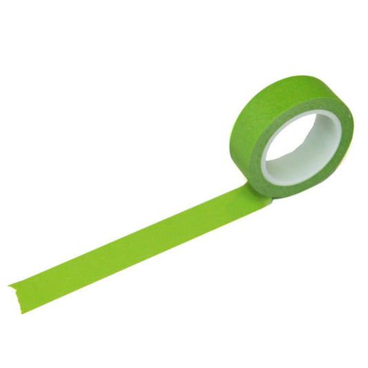 Solid Bright Green Washi Tape