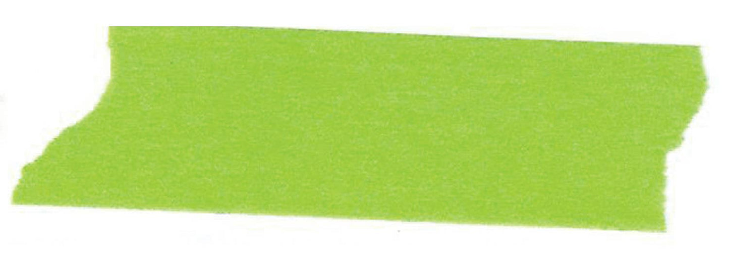 Solid Bright Green Washi Tape