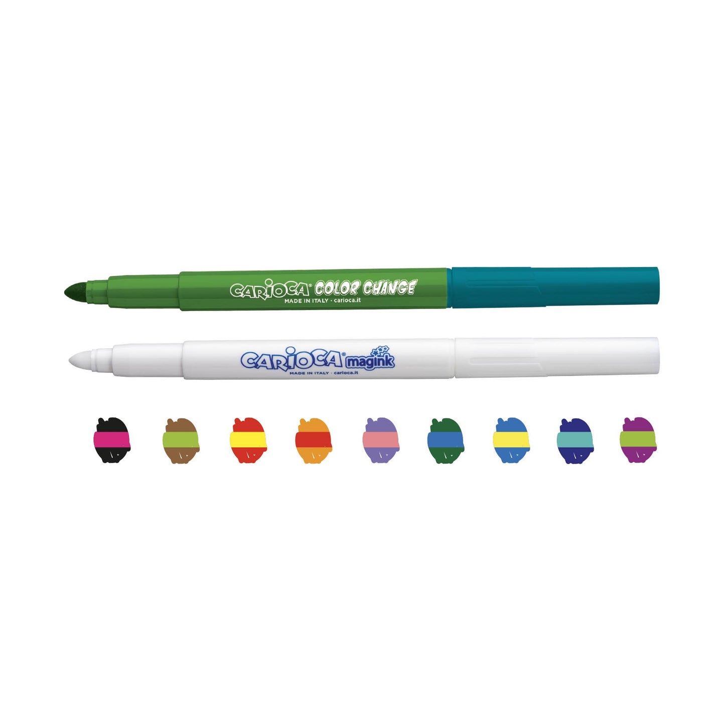 Carioca Magic Color-Change Markers, 10 pcs