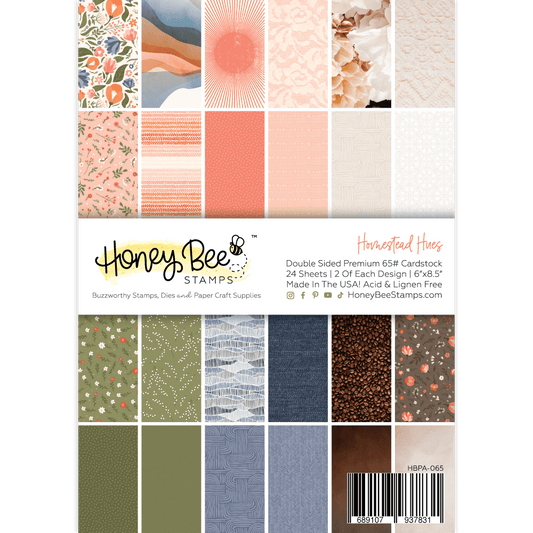 Homestead Hues Paper Pad 6x8.5 - 24 Double-Sided Sheets