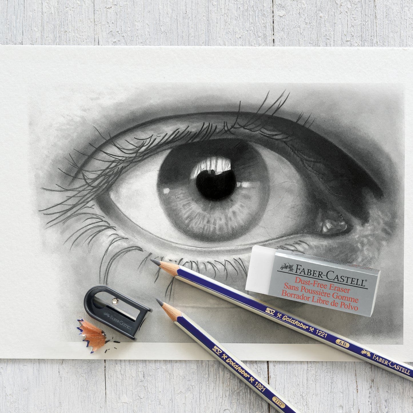 Large White Vinyl Erasers