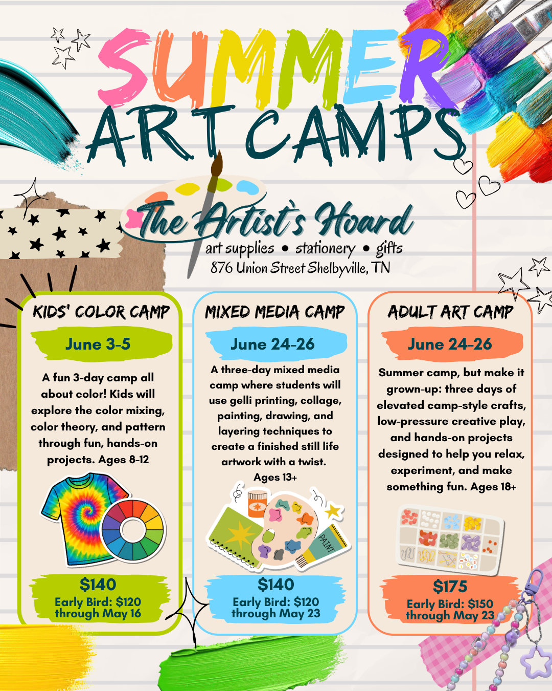 Adult Art Camp
