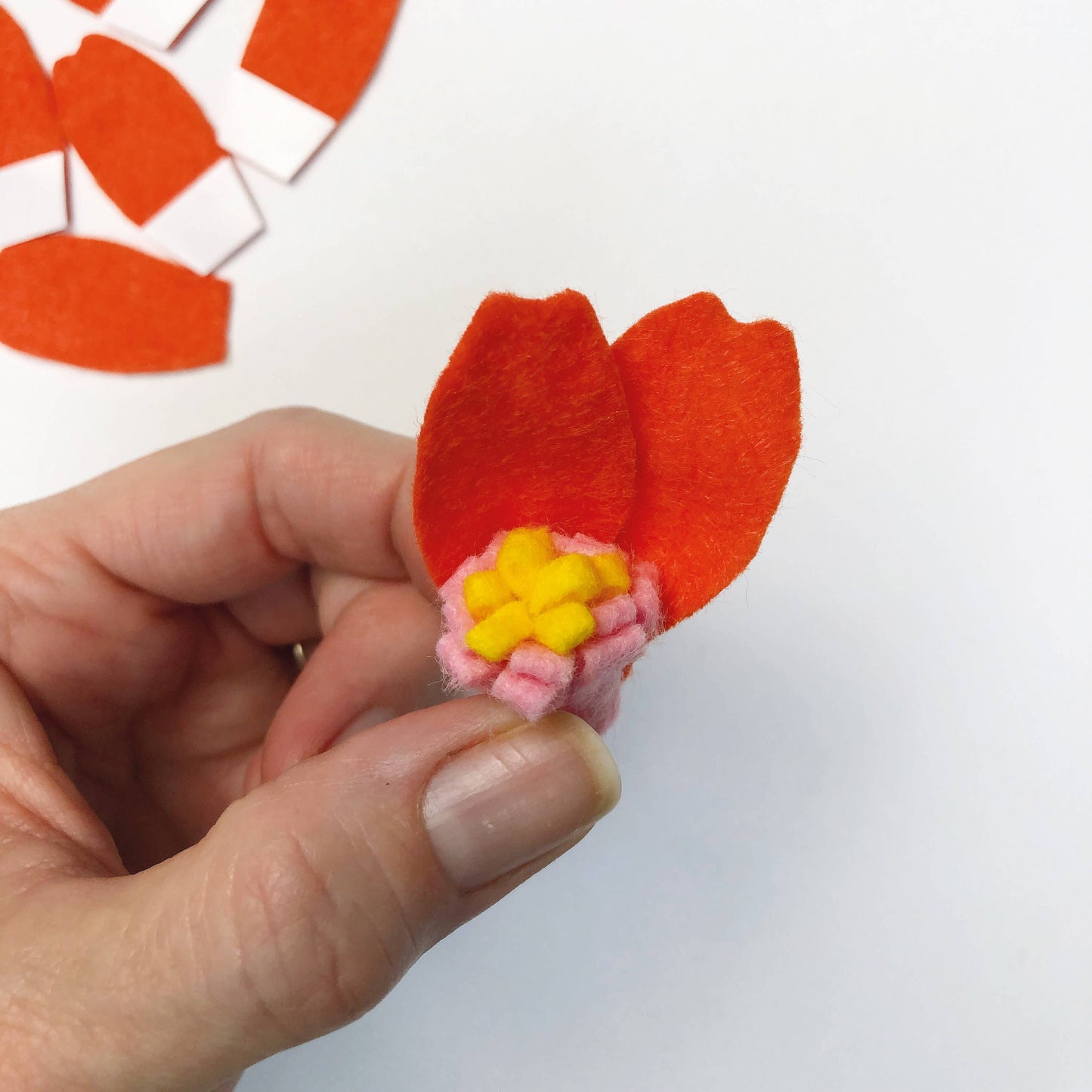 Felt Flower and Macrame Kit