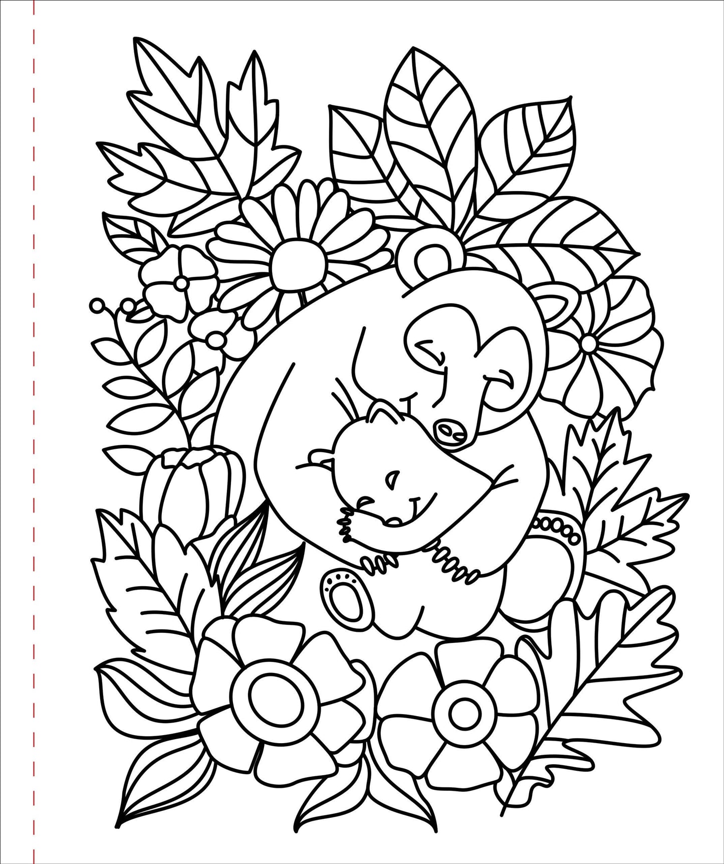 Large Print Coloring Book - Home Sweet Home