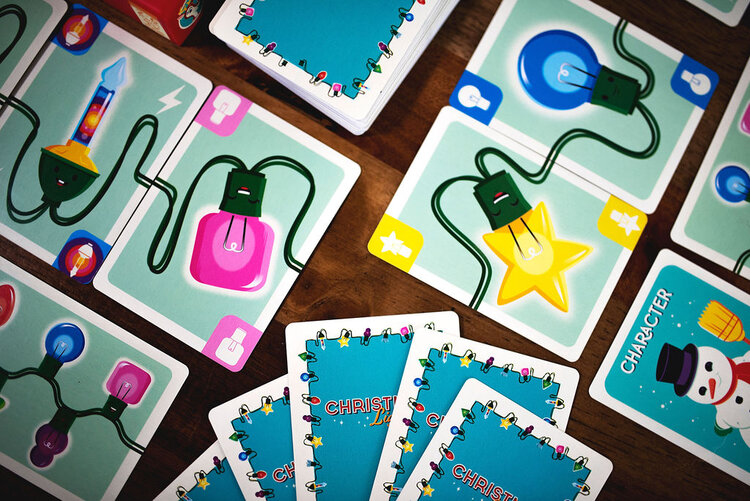 Christmas Lights Card Game