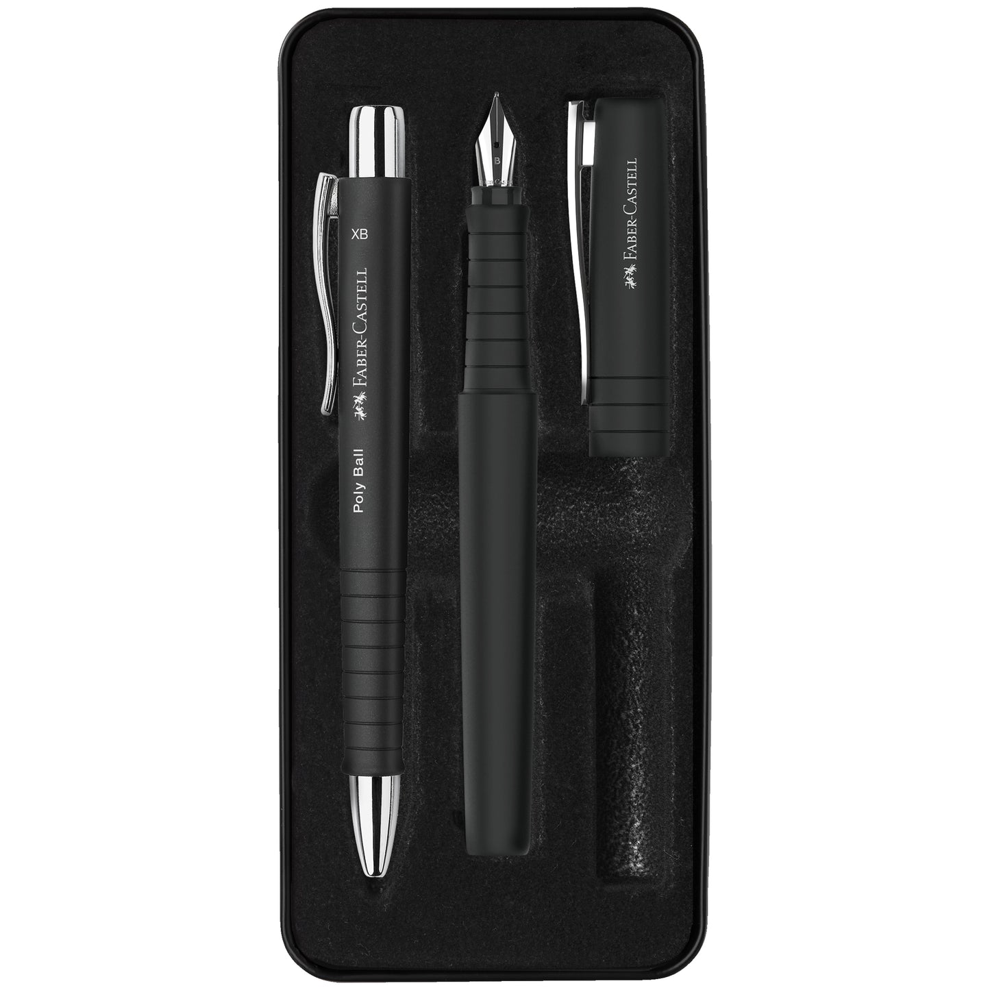 Poly Pen Fountain and Ballpoint Pen Pen Gift Set