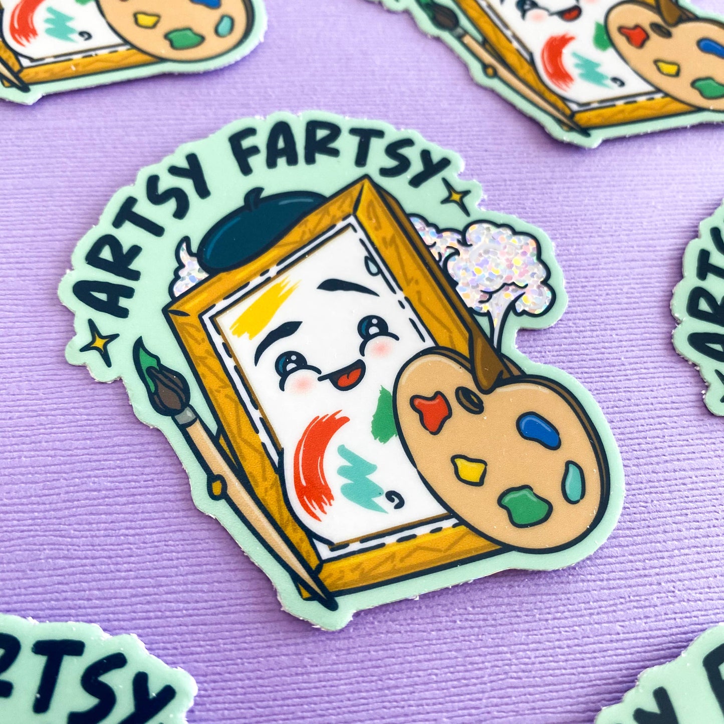 Artsy Fartsy Sticker | Artist Accessory | Art Decal
