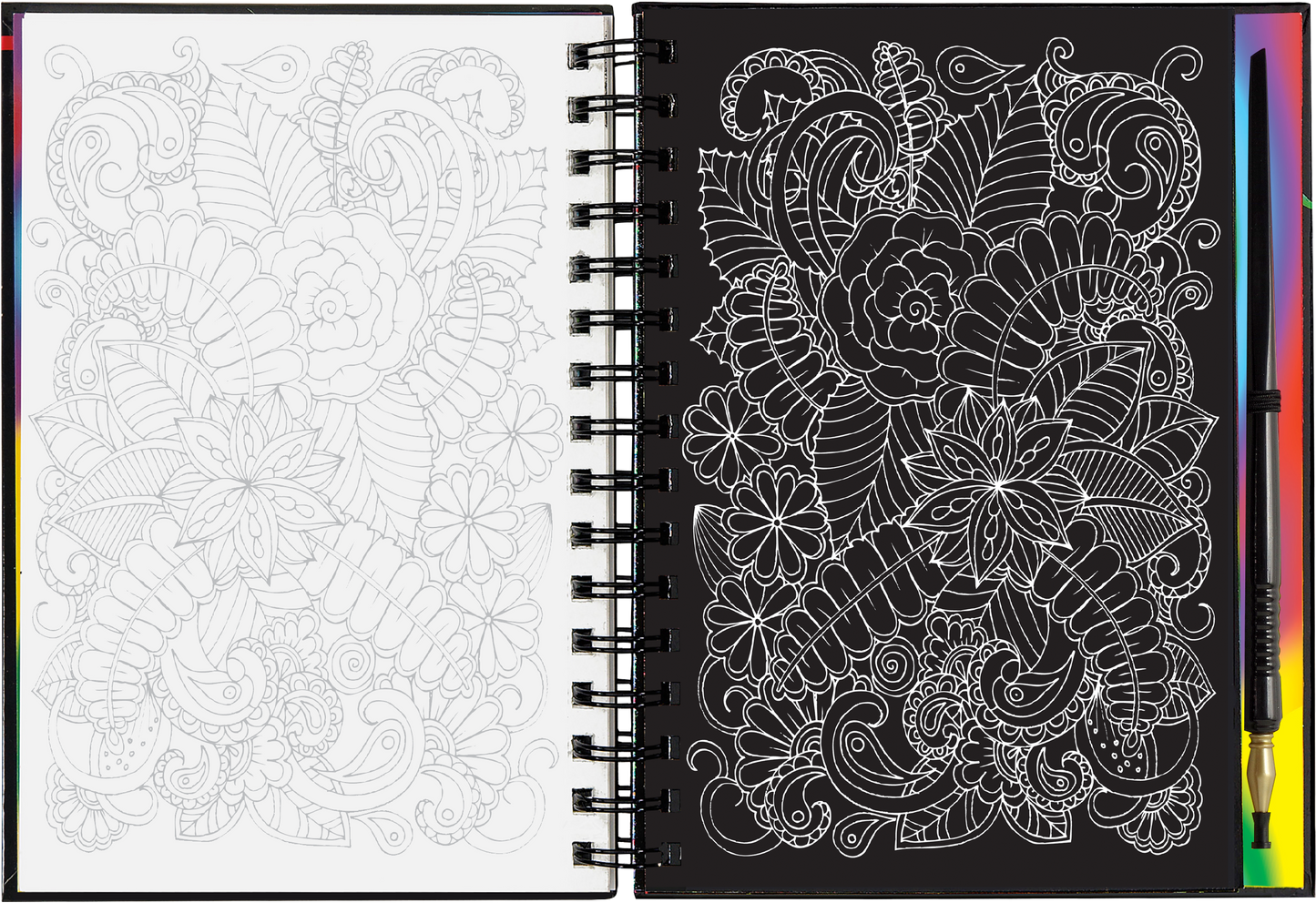 Extreme! Flowers Scratch and Sketch