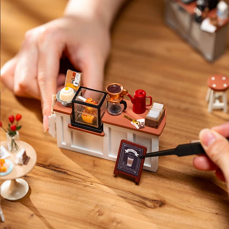 DG162 Slow Life Café Rolife DIY Miniature House Craft Dollhouse