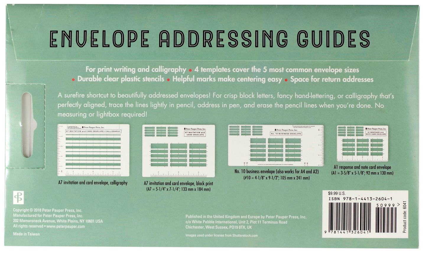 Envelope Addressing Guides
