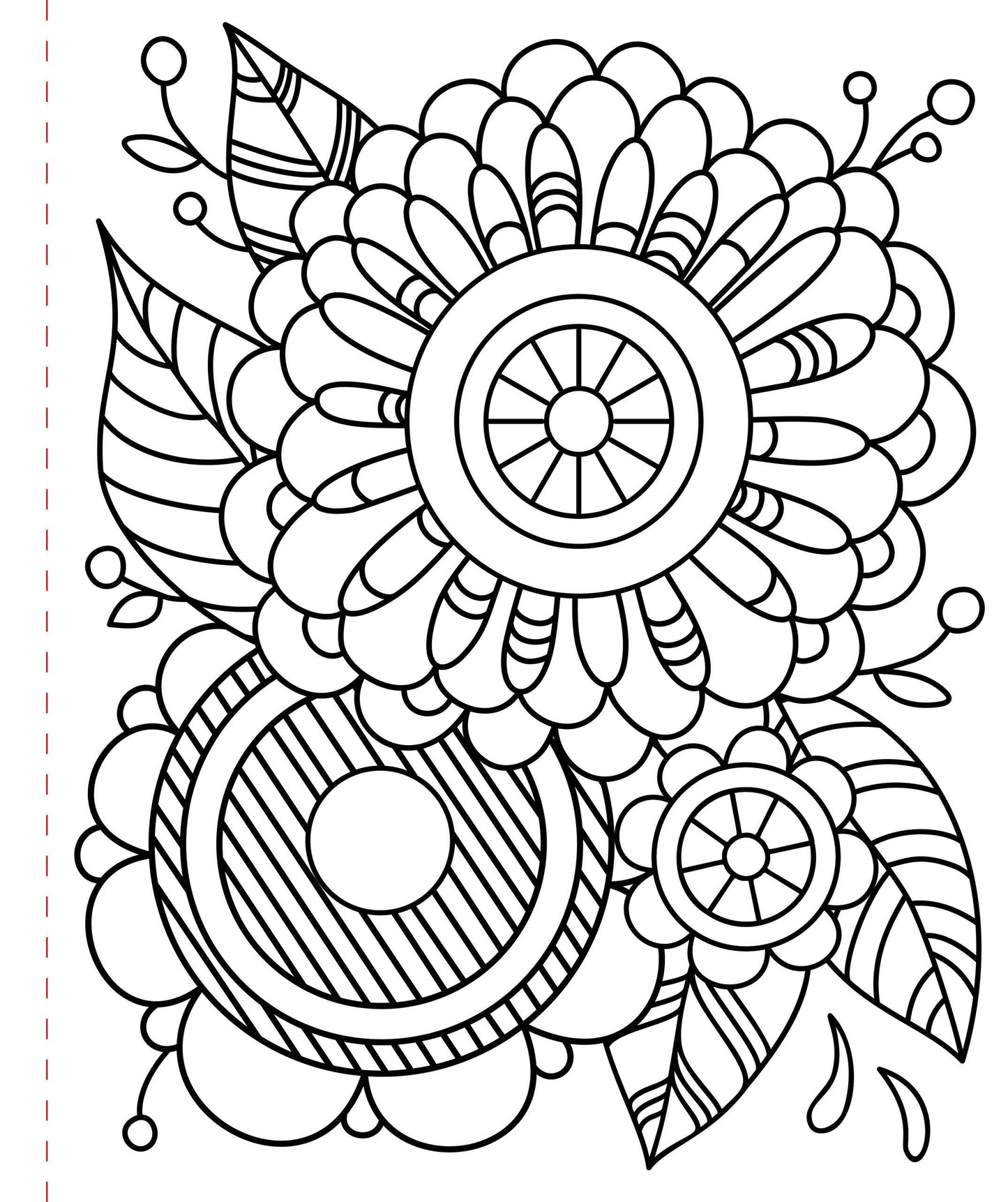 Mindfulness Large Print Coloring Book