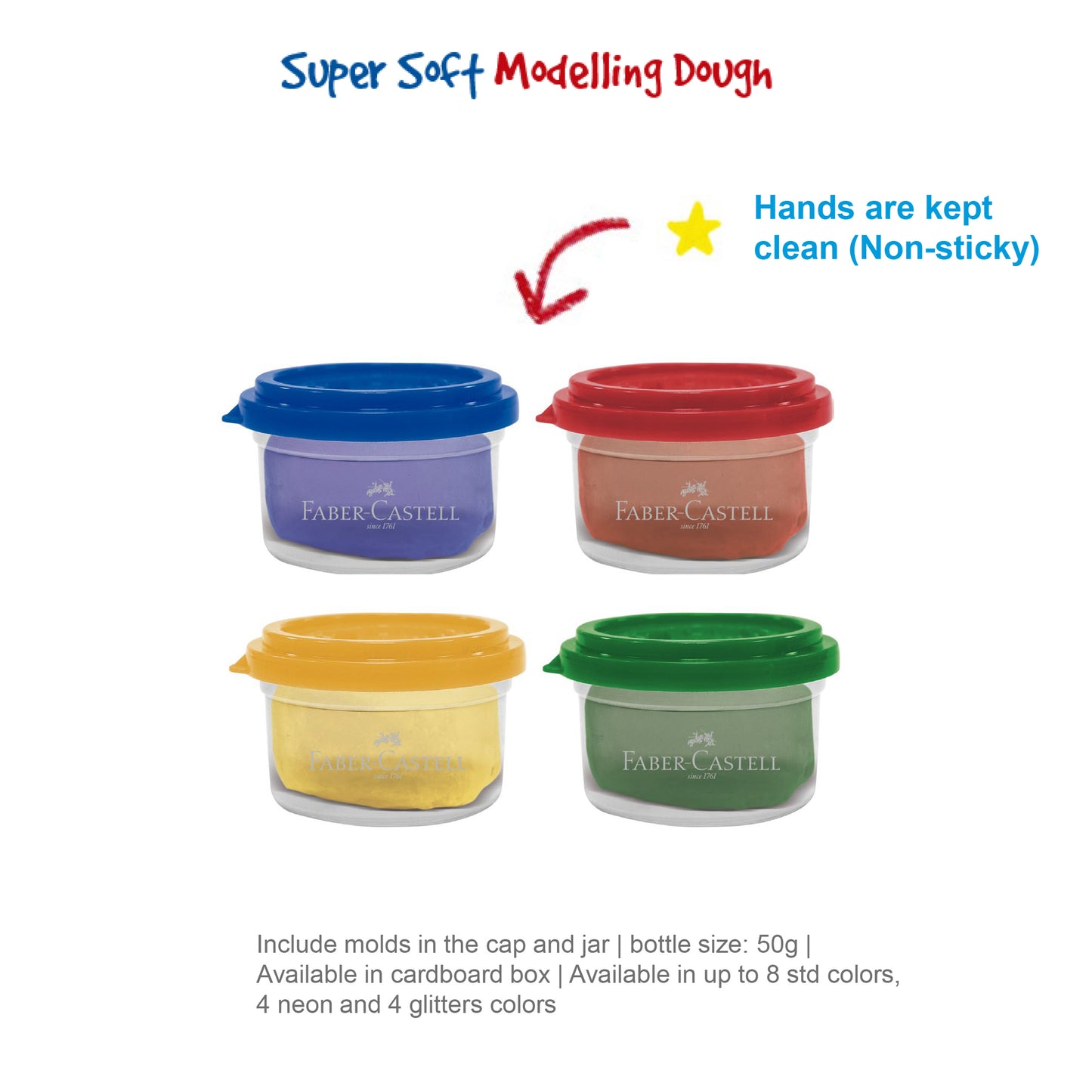 Little Creatives 4 Super Soft Modeling Dough