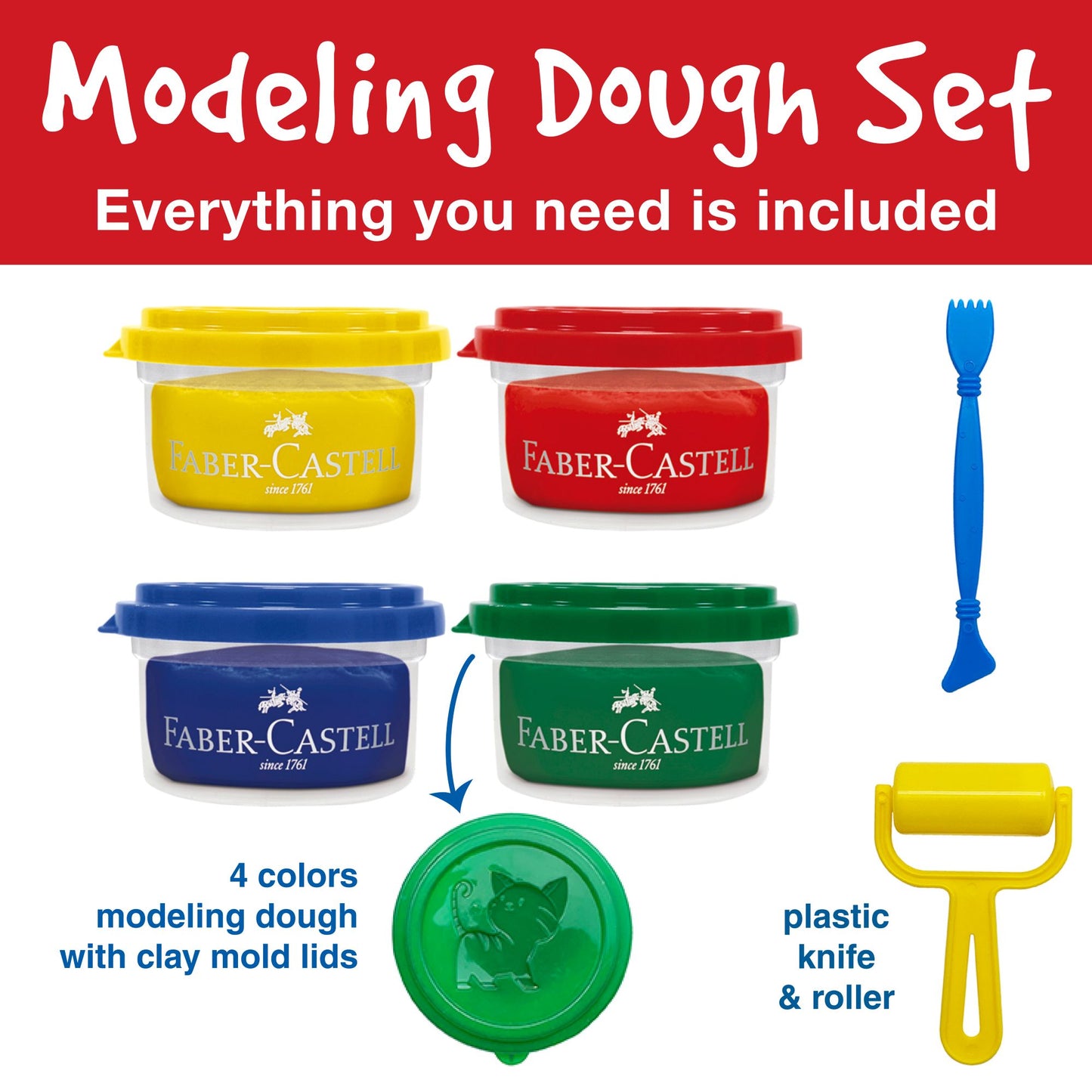 Little Creatives 4 Super Soft Modeling Dough