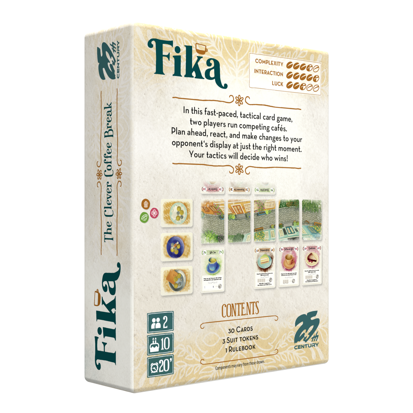 Fika - 2-Player Card Game, Age 10+
