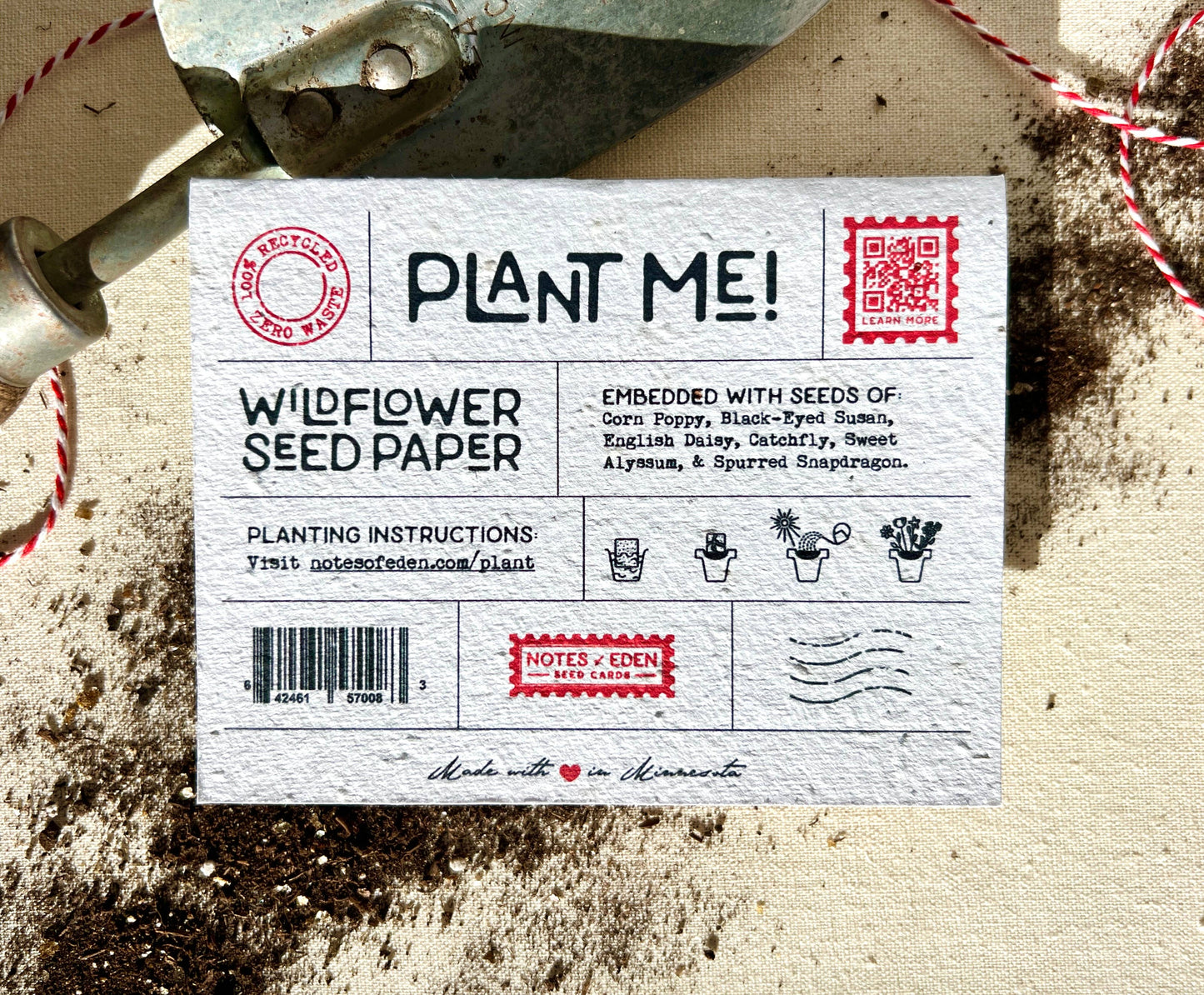 Happy Birthday Wildflower Plantable Seed Card