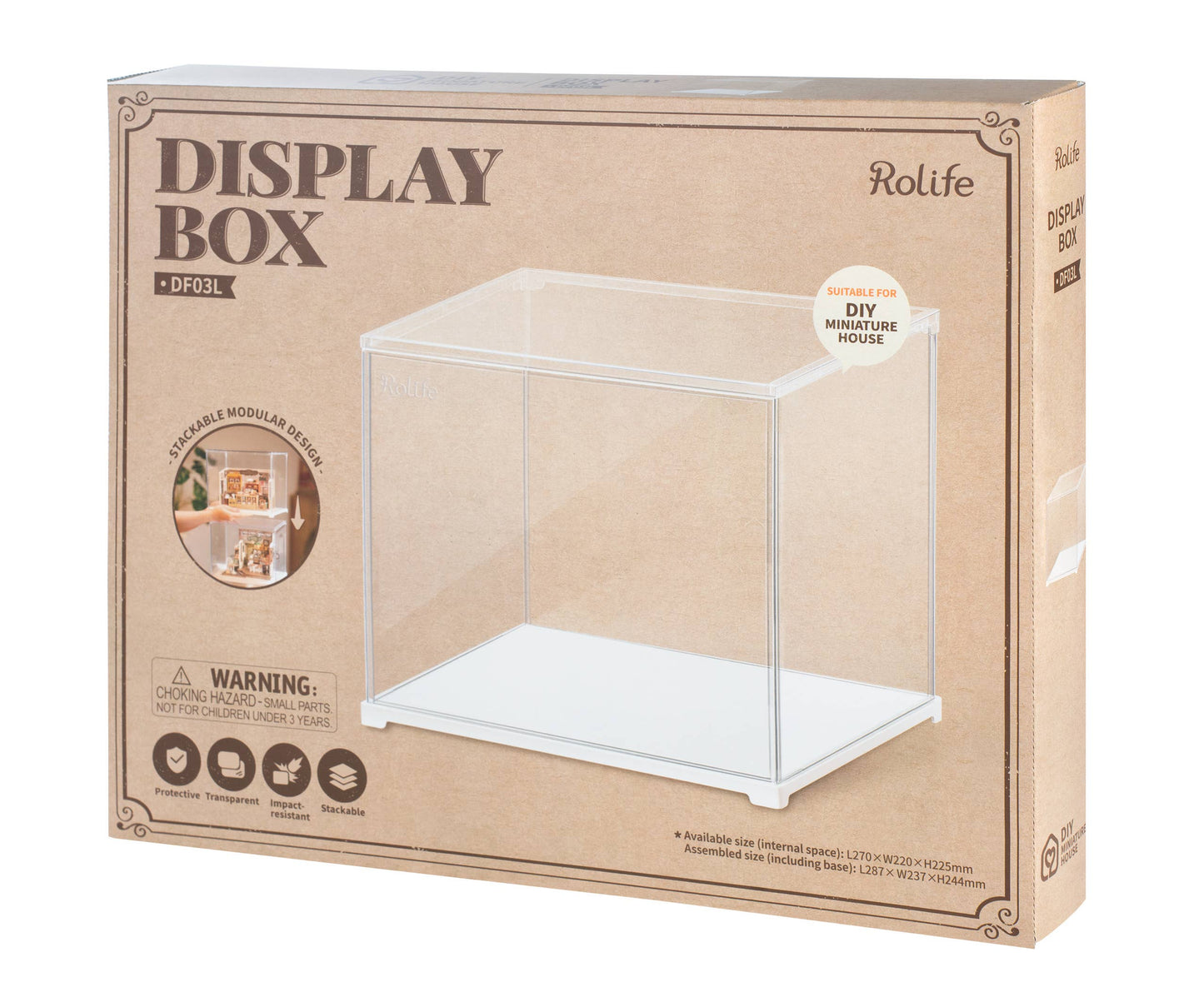DF03L Display Box Rolife Miniature House