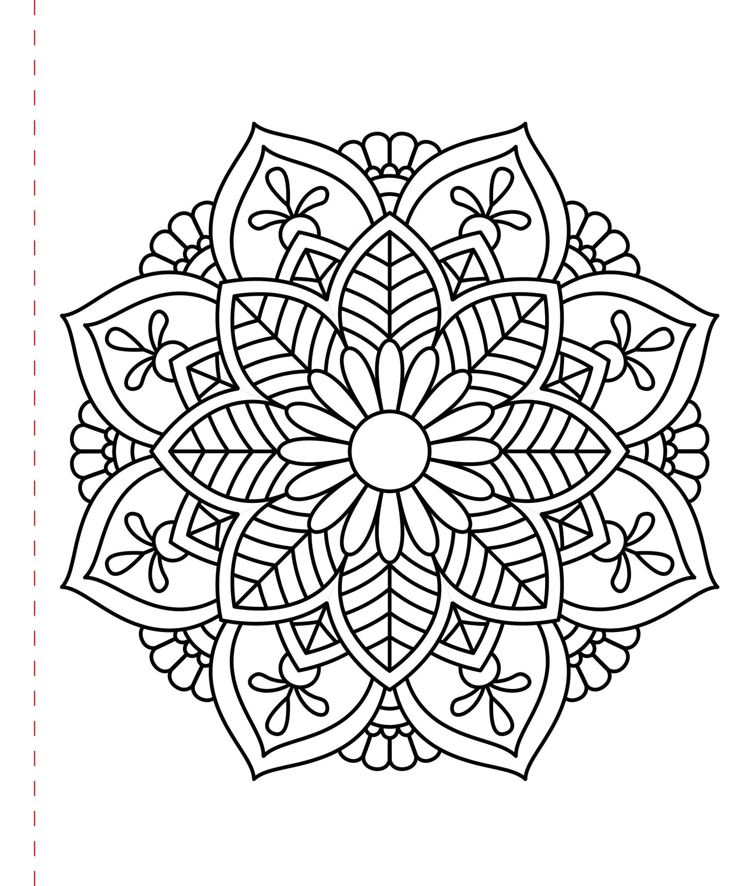 Mindfulness Large Print Coloring Book