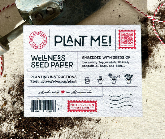 Bee Well Herb Mix Plantable Seed Card