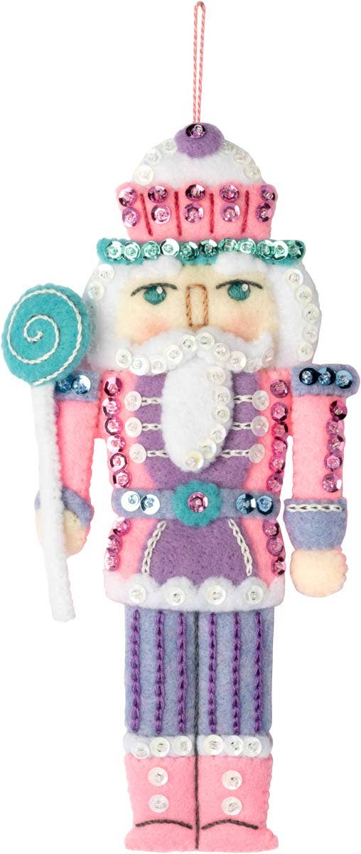 Nutcracker Sweet Felt Ornaments Set of 6