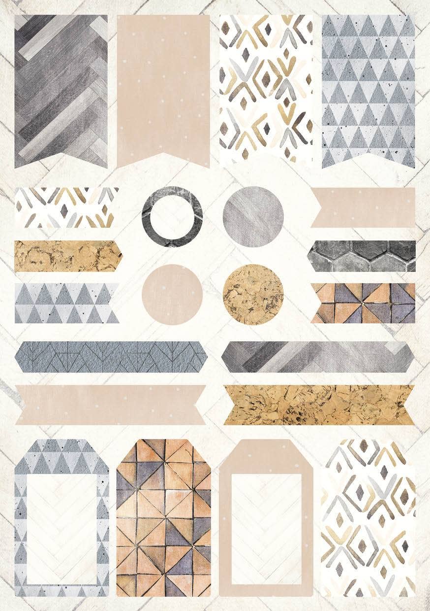 Mixed Paper Pad Pattern Paper Essentials