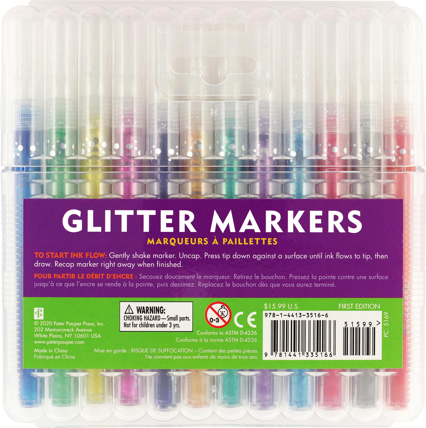 Studio Series Glitter Markers (Set of 12)