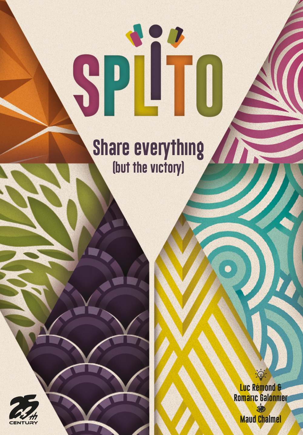 Splito Fast-Paced Card Game for 3-8 Players, Ages 8+