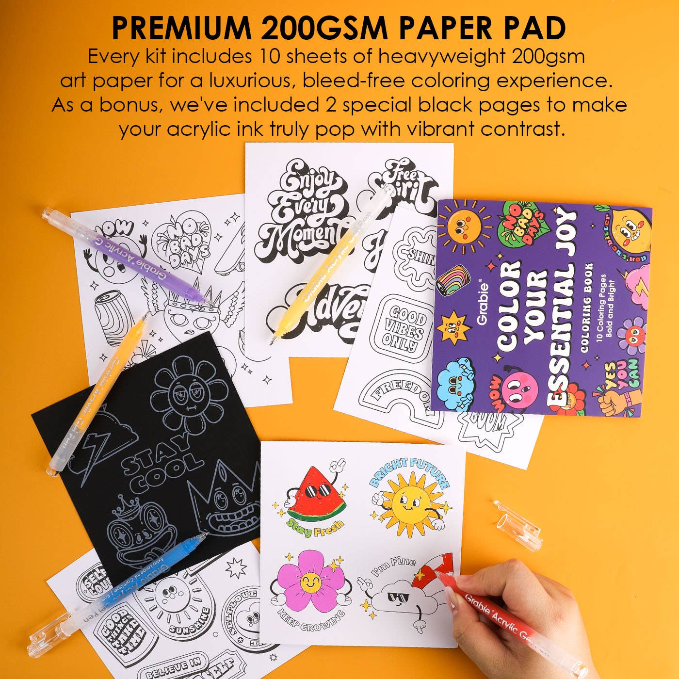 Bold & Bright Coloring Kit - Forest Color